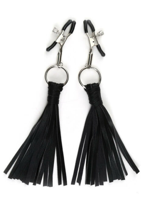 Pinze Capezzoli in Frusta Pelle bondage