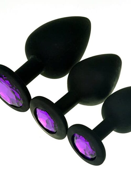 Plug anale silicone set 3 pz