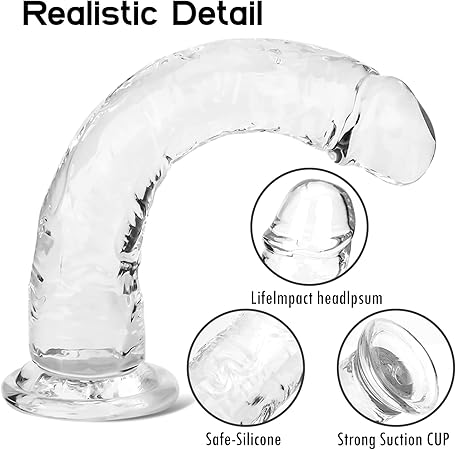 Dildo trasparente 17cm
